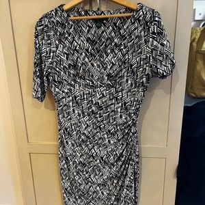 Ralph Lauren White and Black dress